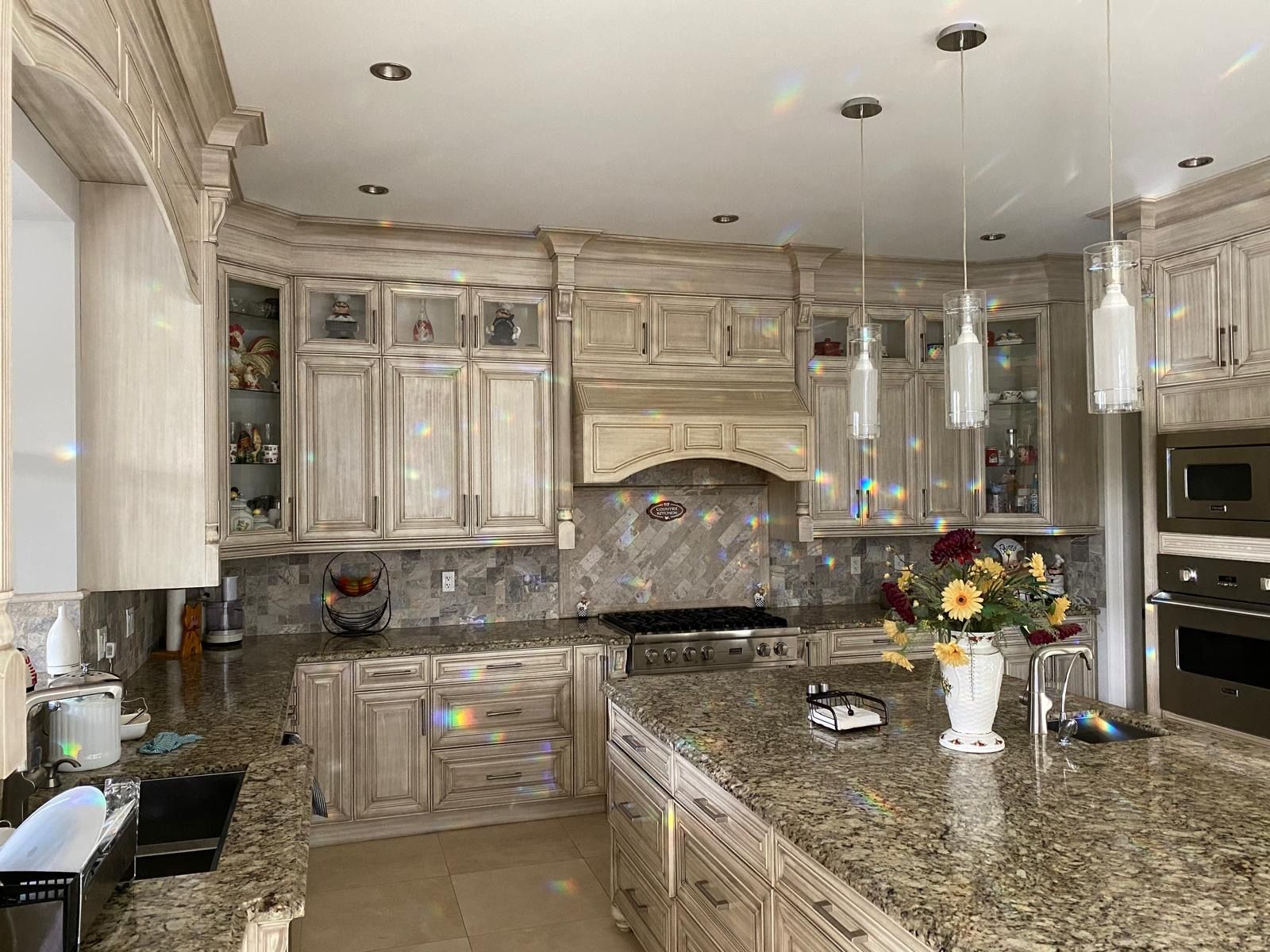 Example of traditional cabinetry